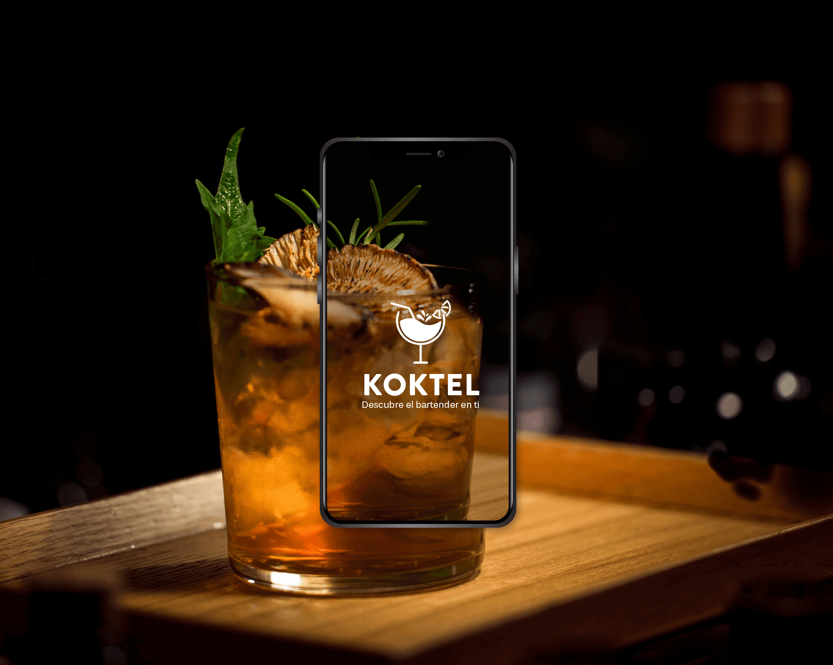 Pantallas de Koktel — vista general de la app