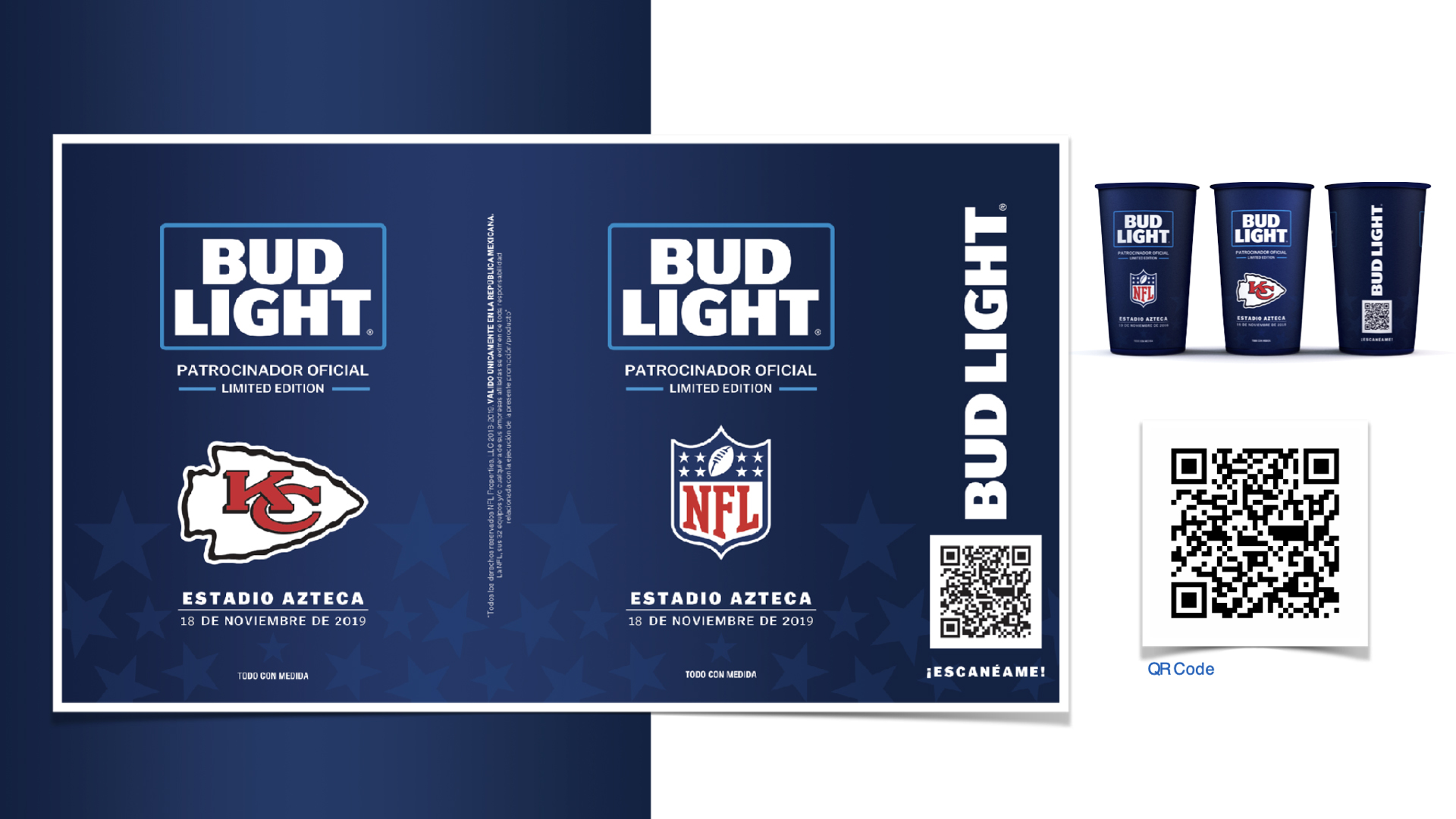 Archipiélago — Bud Light NFL vasos edición limitada