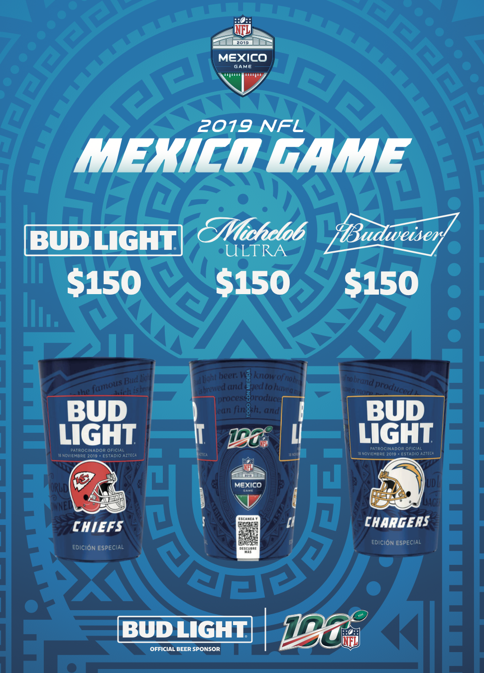 Archipiélago — Bud Light NFL 3 marcas