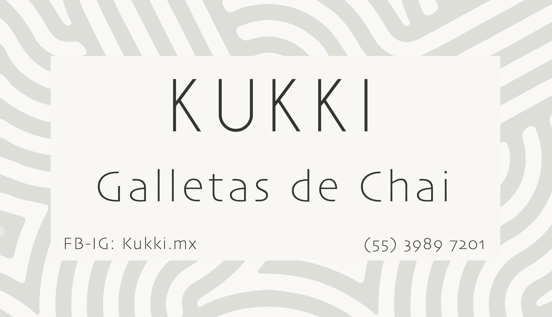 Kukki — Galletas de Chai