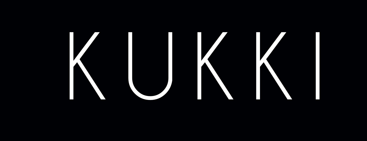 Kukki — logo negro