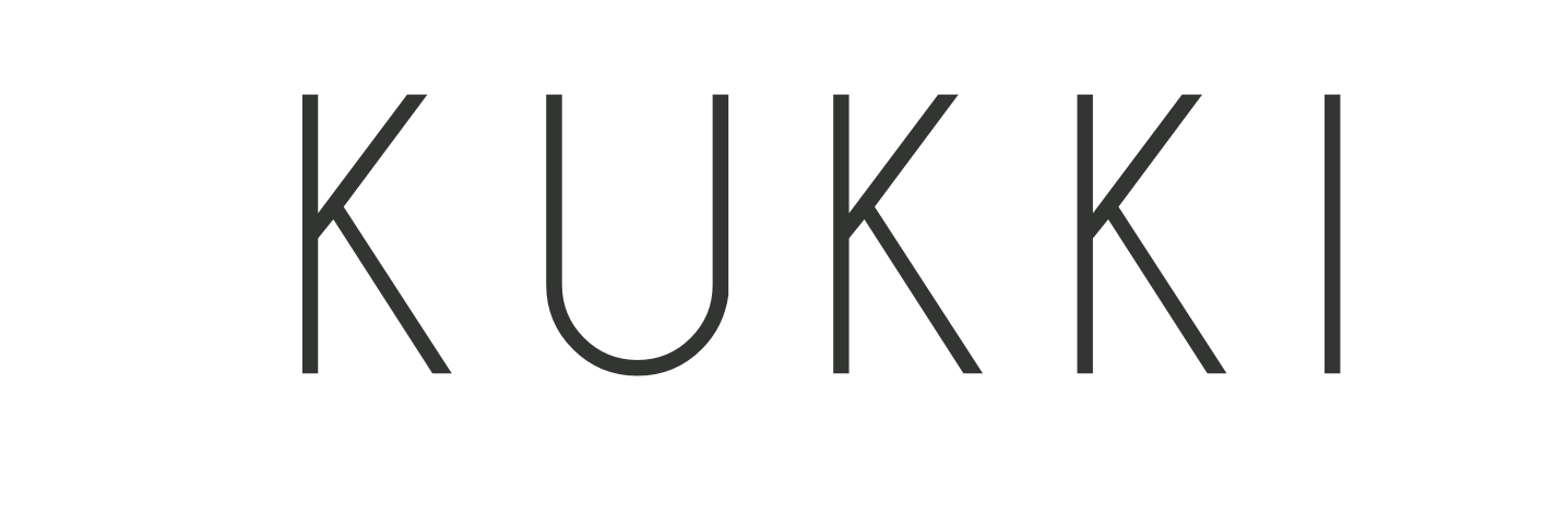Kukki — logo blanco