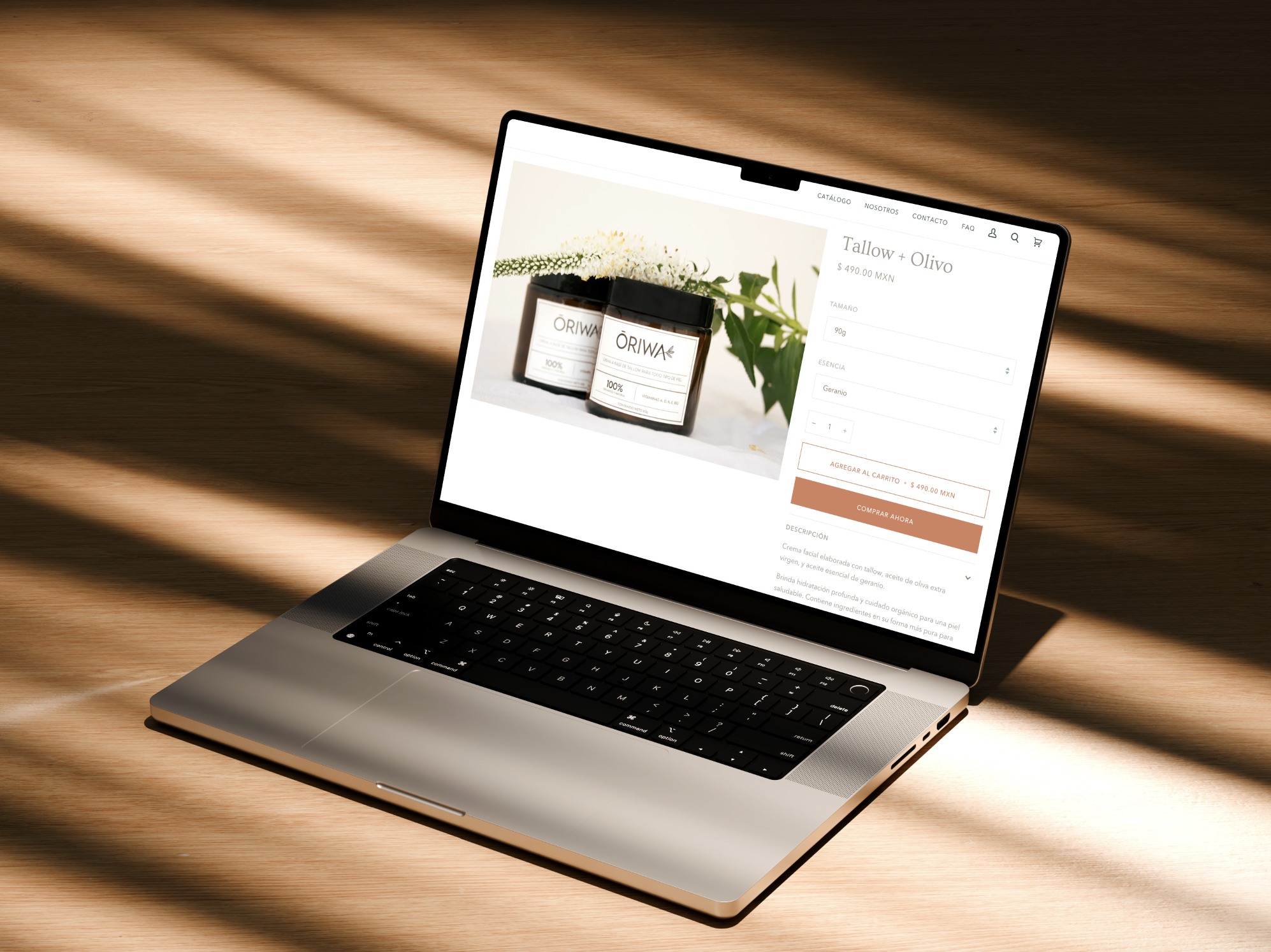 Oriwa — mockup set