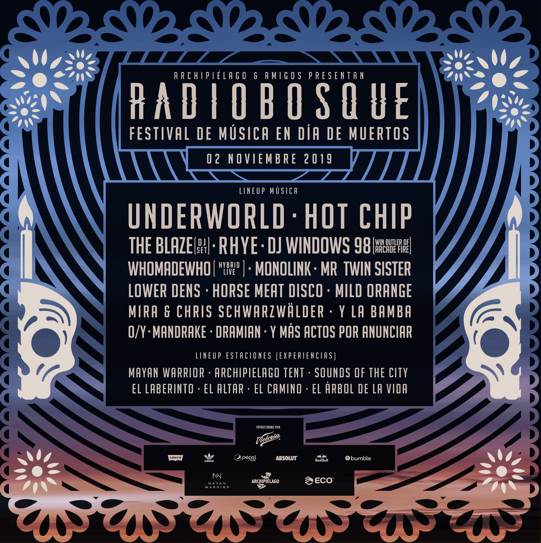 Radio Bosque — cartel del festival