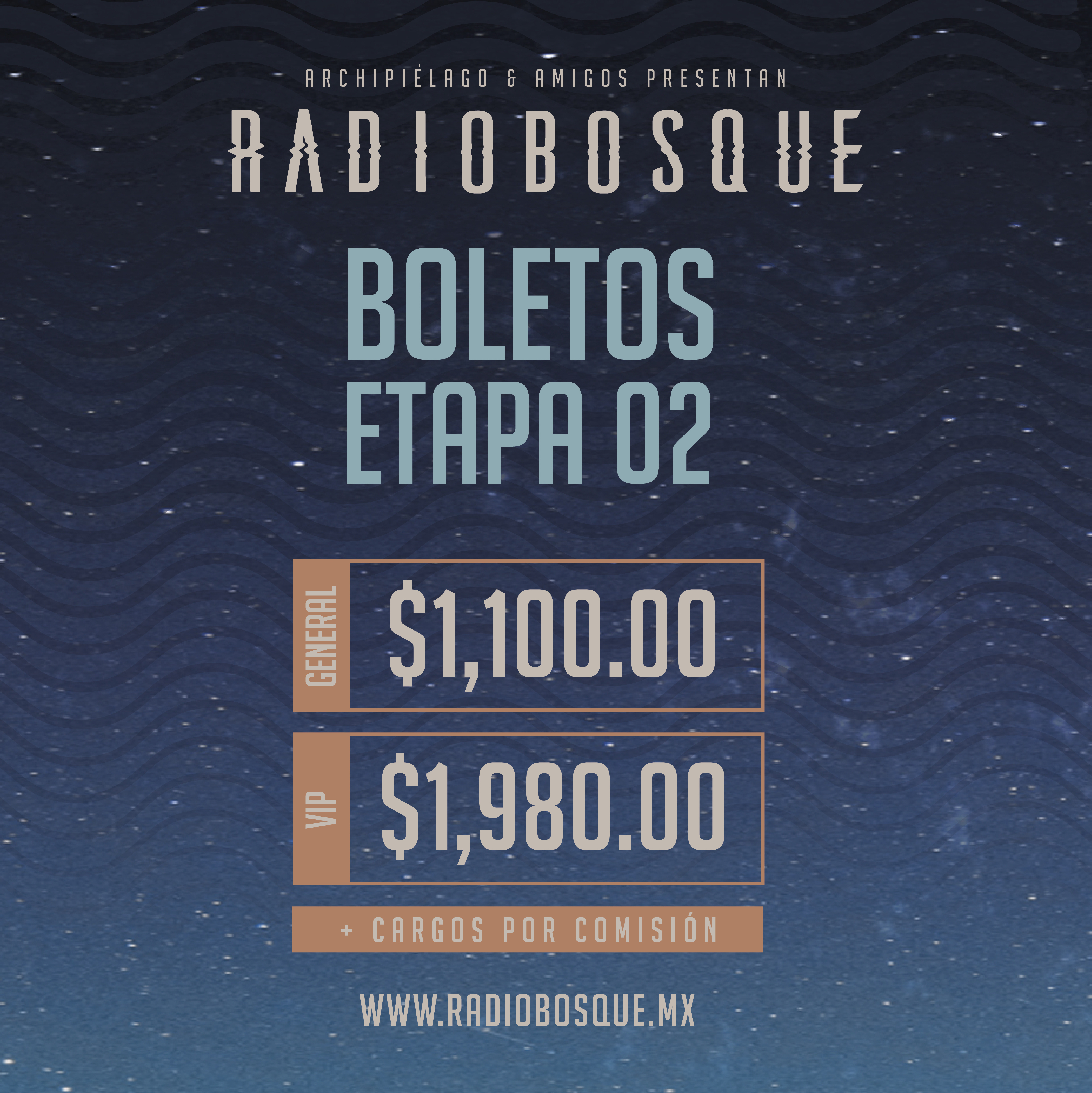 Radio Bosque — boletos etapa 2