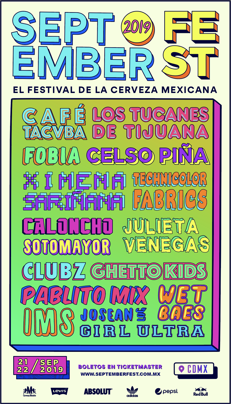 Septemberfest — cartel lineup 2019