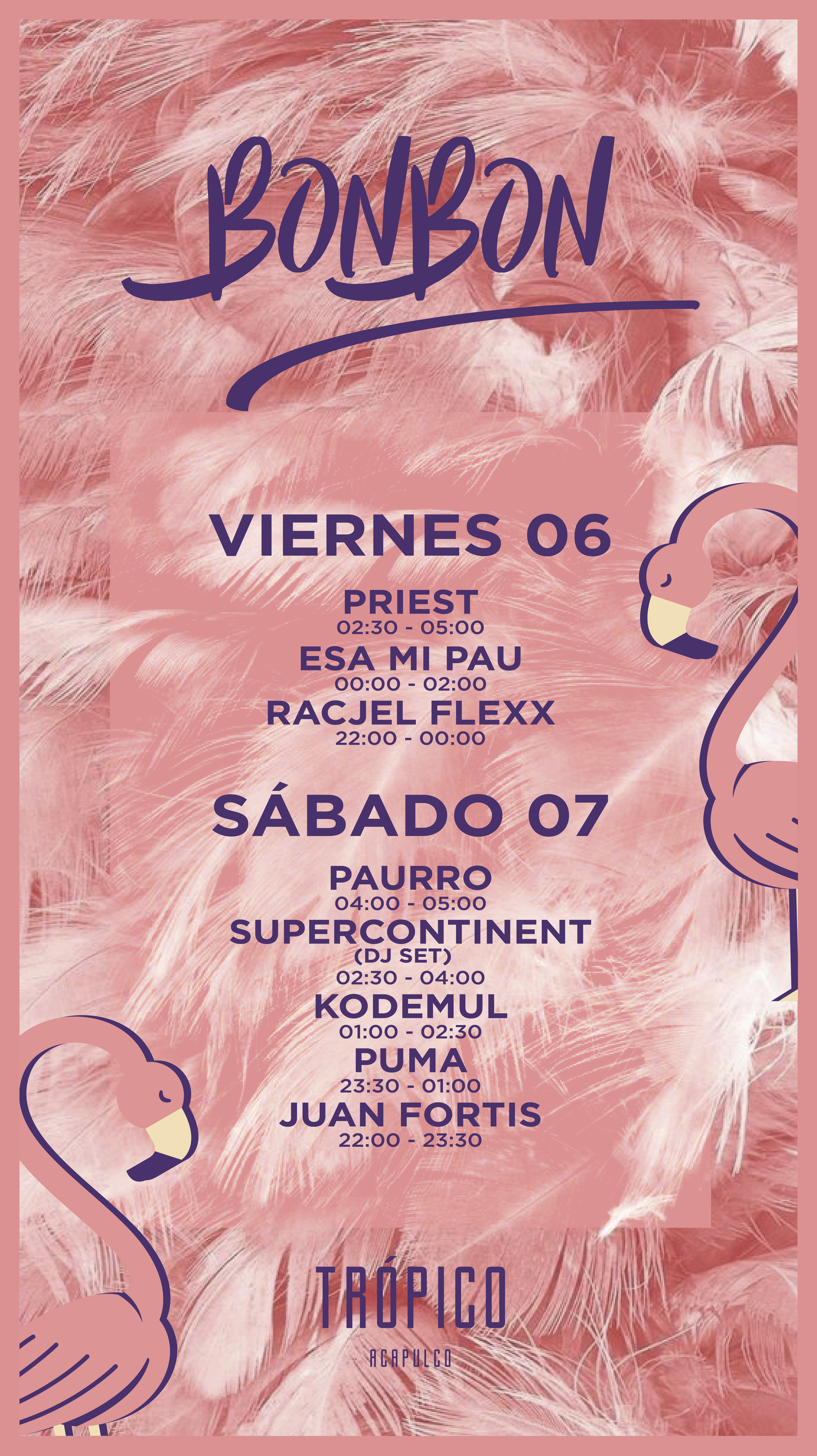 Trópico — escenario Bon Bon lineup